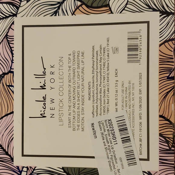 NWT,NIB, Nicole MillerNY Luxe lip collection,3 Nudes& 2 Urban Decay corals - Picture 4 of 8
